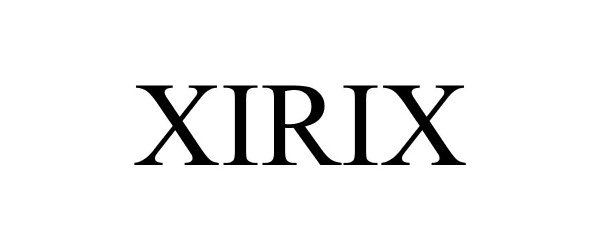 Trademark Logo XIRIX