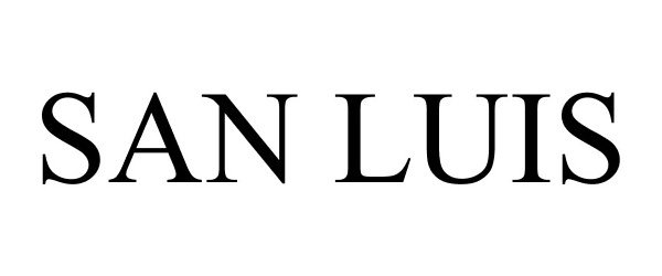 Trademark Logo SAN LUIS