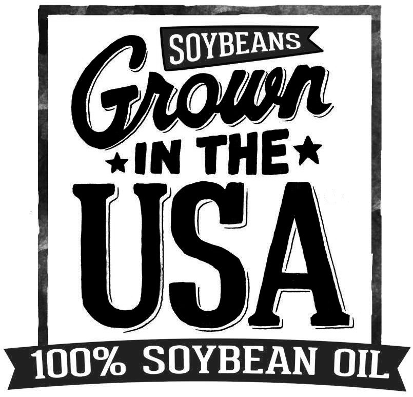  SOYBEANS GROWN IN THE USA 100% SOYBEAN OIL