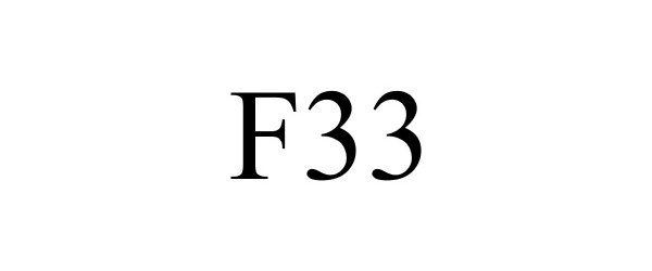 Trademark Logo F33