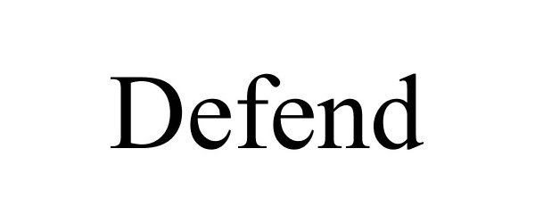 Trademark Logo DEFEND