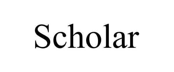 Trademark Logo SCHOLAR