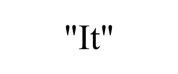 Trademark Logo "IT"