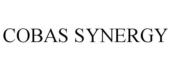 Trademark Logo COBAS SYNERGY