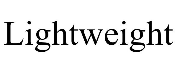 Trademark Logo LIGHTWEIGHT