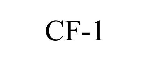 Trademark Logo CF-1