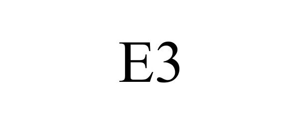 Trademark Logo E3