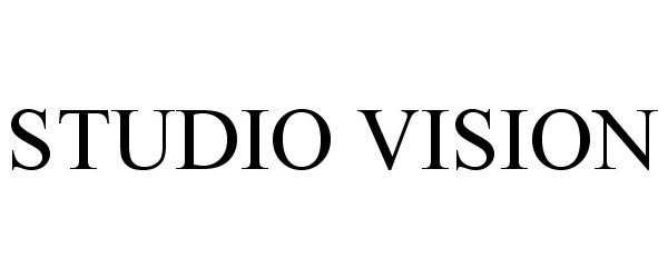 Trademark Logo STUDIO VISION