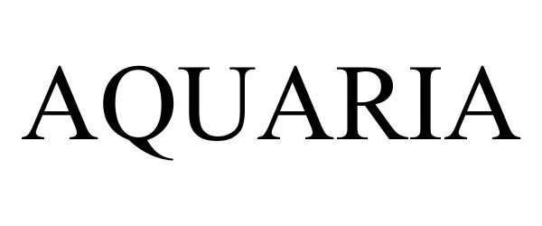 Trademark Logo AQUARIA