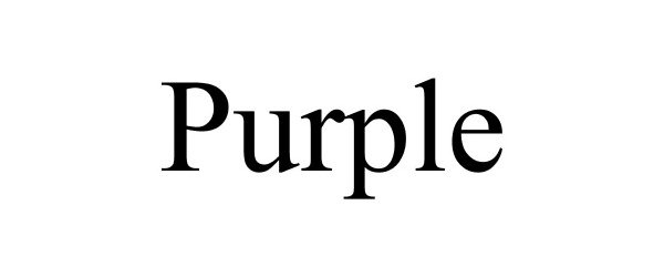 Trademark Logo PURPLE