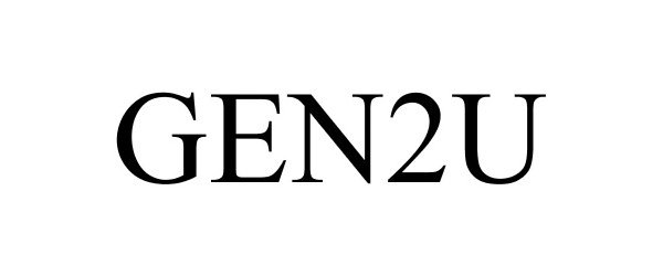 Trademark Logo GEN2U