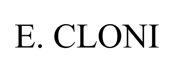 Trademark Logo E. CLONI