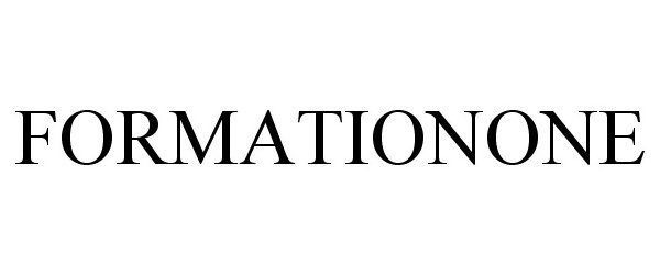 Trademark Logo FORMATIONONE