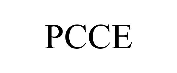 Trademark Logo PCCE