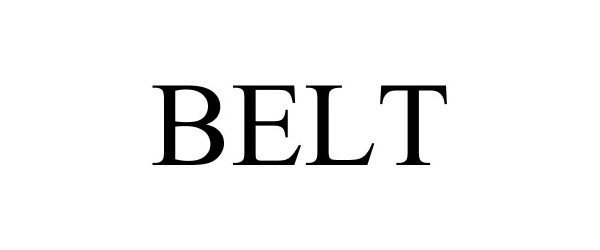Trademark Logo BELT
