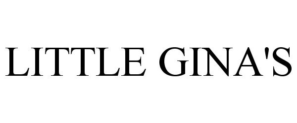Trademark Logo LITTLE GINA'S