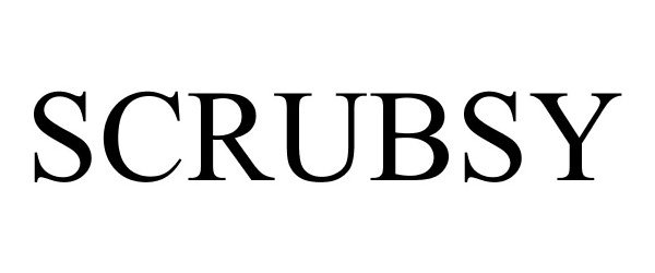 Trademark Logo SCRUBSY