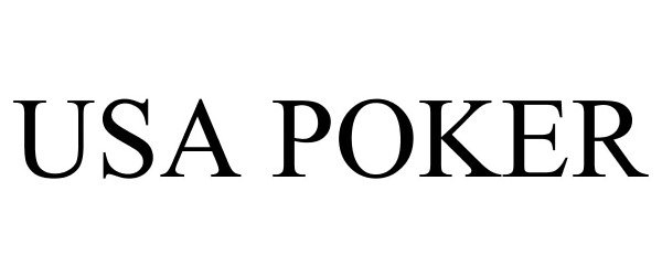 Trademark Logo USA POKER