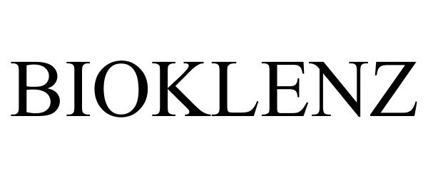 Trademark Logo BIOKLENZ