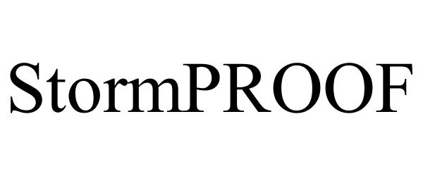 Trademark Logo STORMPROOF