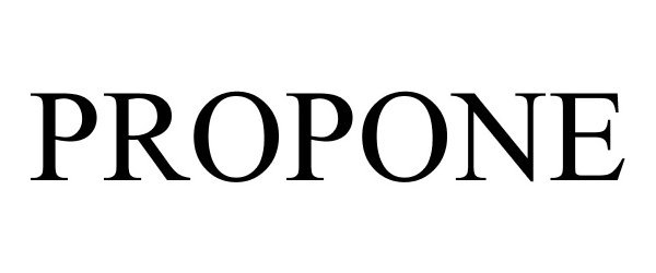 Trademark Logo PROPONE