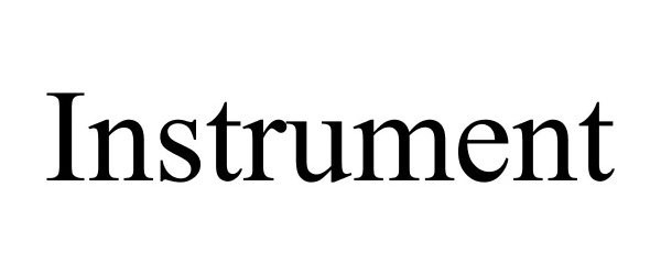 Trademark Logo INSTRUMENT