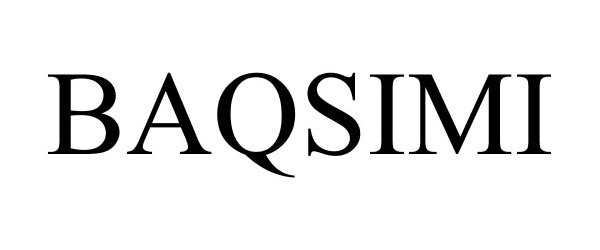 Trademark Logo BAQSIMI