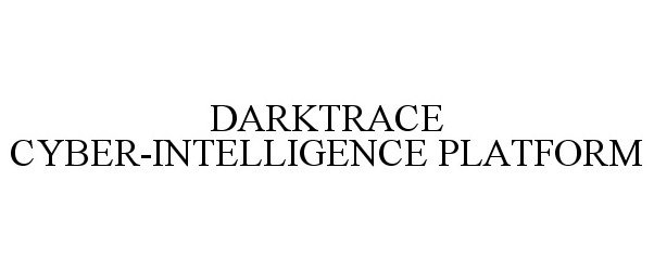 Trademark Logo DARKTRACE CYBER-INTELLIGENCE PLATFORM