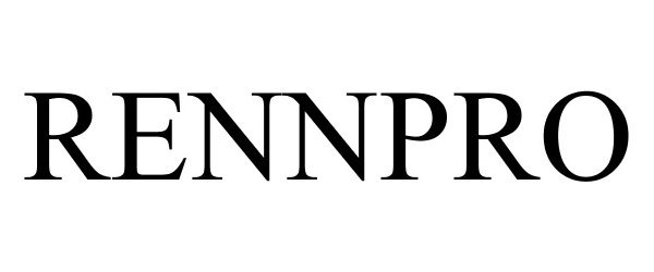 Trademark Logo RENNPRO