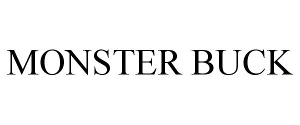 Trademark Logo MONSTER BUCK