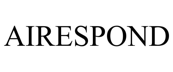 Trademark Logo AIRESPOND