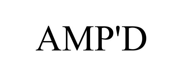 Trademark Logo AMP'D