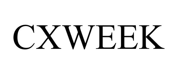 Trademark Logo CXWEEK