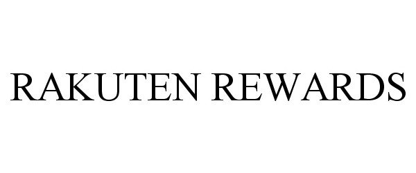 Trademark Logo RAKUTEN REWARDS