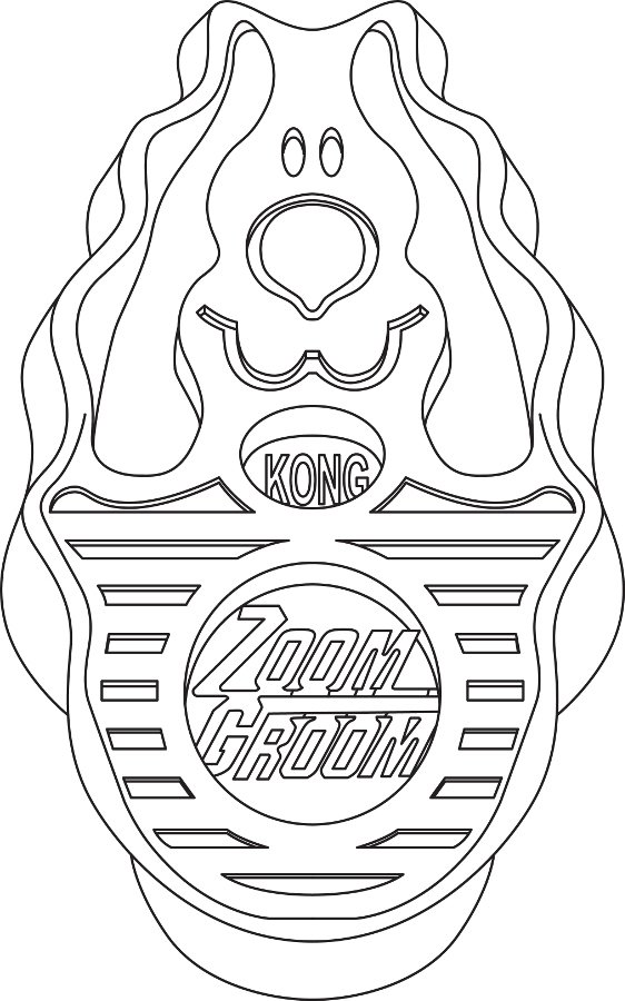 Trademark Logo KONG ZOOM GROOM