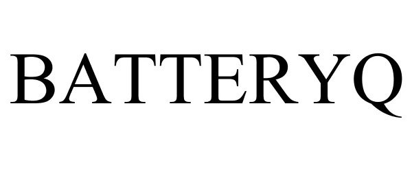 Trademark Logo BATTERYQ