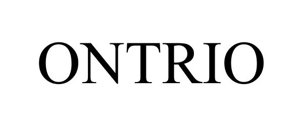 Trademark Logo ONTRIO