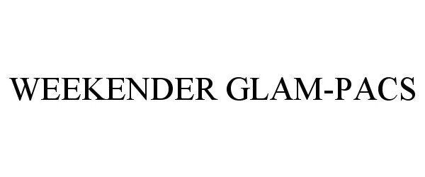 Trademark Logo WEEKENDER GLAM-PAC