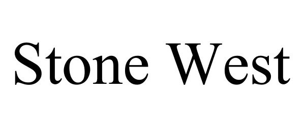 Trademark Logo STONE WEST