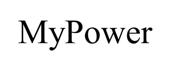 Trademark Logo MYPOWER