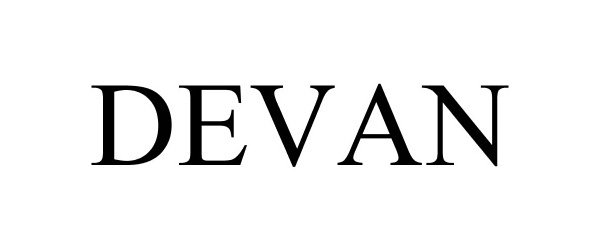 Trademark Logo DEVAN