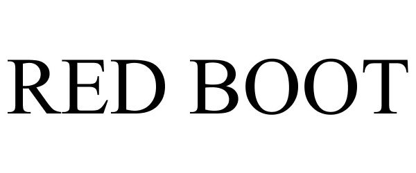 Trademark Logo RED BOOT