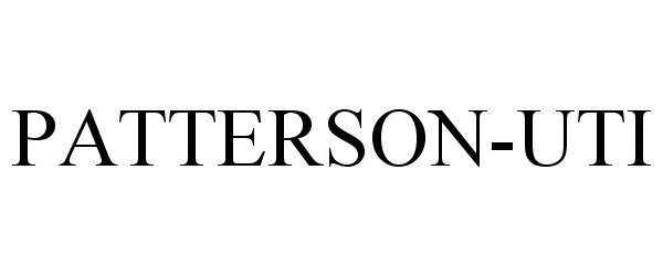  PATTERSON-UTI