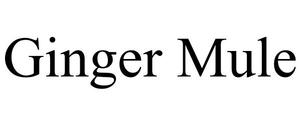 Trademark Logo GINGER MULE