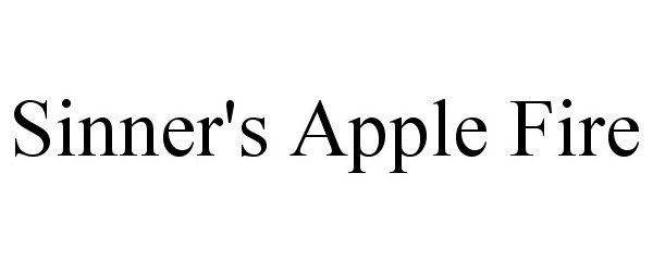  SINNER'S APPLE FIRE