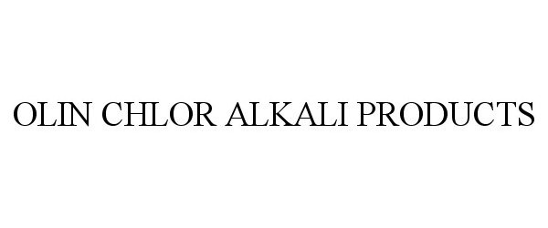  OLIN CHLOR ALKALI PRODUCTS