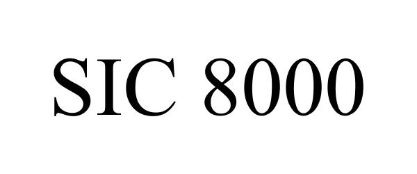 Trademark Logo SIC 8000