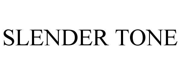 Trademark Logo SLENDER TONE