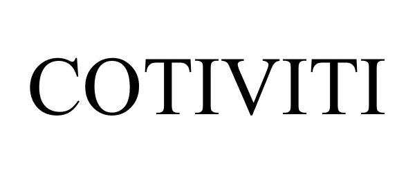 Trademark Logo COTIVITI