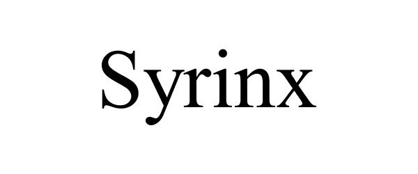 Trademark Logo SYRINX